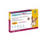 Simparica Trio 1.25 a 2.5 Kg 3 Comp.